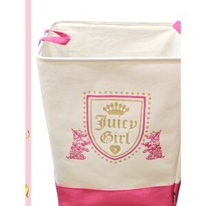 Juicy Couture Home, "Juicy Girl," Scottie Dog Canvas Hamper w/Handles